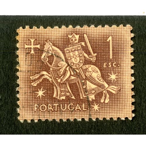 Timbre Oblitéré Portugal, 1 Esc