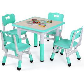 Table pour enfants en plastique verte anis - OOGarden