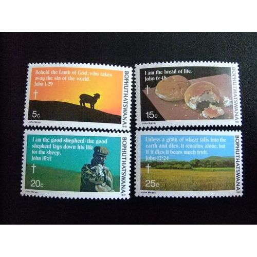 48 Bophuthatswana 1981 / Religion Pâques / Yvert 72 / 75 Mnh