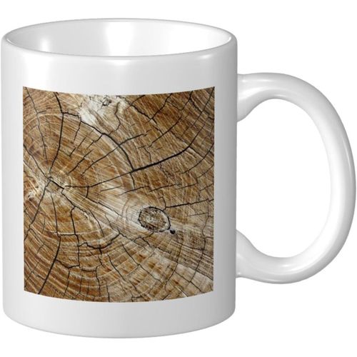 Tasse A Cafe Texture Bois Ancien 11oz - Tasse Personnalisee Cadeaux D'anniversaire Droles Tasse Pour Papa Mere