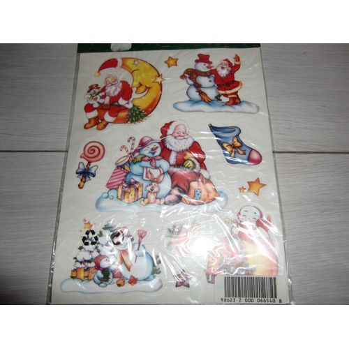 Planche Stickers De Noël