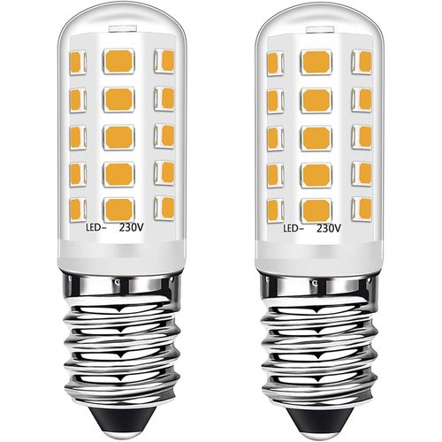 Anwxai-Ampoules Led E14 3w Équivalant À Des Ampoules Halogènes 40w,Blanc Chaud 3000k,Petites Ampoules Led À Vis Edison Pour Hotte De Congélateur,Sans Scintillement,Sansgradation,Ac 220-240v,Paquet De 2