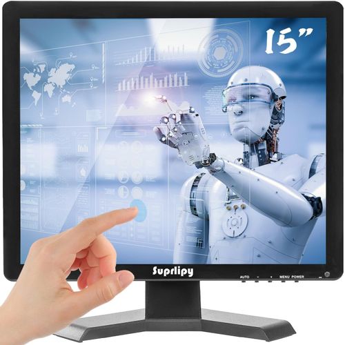 anwxai-Écran Tactile De 15 Pouces 1024 X 768 Prend En Charge Hdmi Vga Av Usb Bnc 10 Moniteurs Led Tft Capacitifs Pour Pc Ordinateur Portable Xbox Ps5 Ps4 Switch Systèmes Pos
