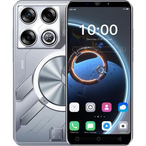 anwxai-Smartphone Bon Marché,5.0'' Dual Sim Dual Camera,Android 9.0,16Gb Rom Extension To 128Gb,Support Face Id/Wifi/Gps 3G/Gsm Mobile Phones(Mt20Pro-Argent)