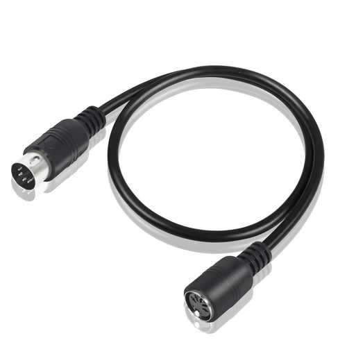 anwxai-Câble D'Extension Midi Din 5 Broches Mâle Vers Femelle Câble Adaptateur Audio Pour Synthétiseur De Clavier Midi,Orgue,Piano Électrique,Guitare Midi(50cm)