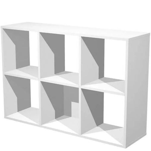 Étagère - Artexport - Home Office - 6 Compartiments - Blanc Mélamine