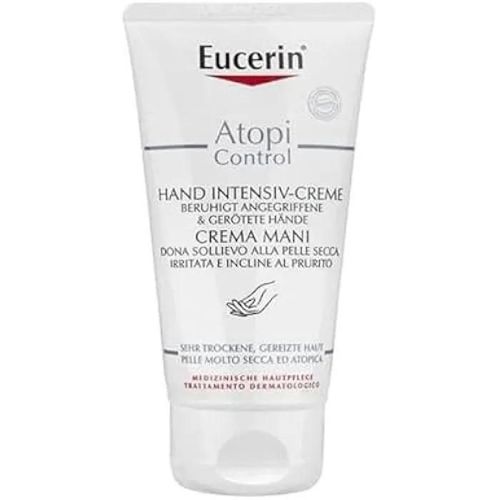 Crème Mains - Eucerin - Atopicontrol - 75ml - Hypoallergénique - Peaux Sèches 