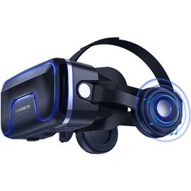 Anwxai-Virtuels Lunettes 3d Lunettes 3d Réalité Virtuelle(Vr) Compatible Avec Tous Les Smartphone Comme Samsung,Galaxy,Iphone,Android,Huawei,Pour 4,7 À 6,0 Pouces¿Cadeau Parfait De Noël