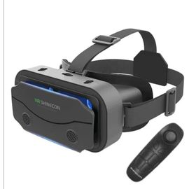Anwxai-Lunettes De Réalité Virtuelle 3d Pour Téléphone Portable Avec Télécommande,Lunettes De Réalité Virtuelle Pour Pc Et Divertissement Anti-Lumière Bleue Pour Iphone Et Android 5,0-7,2