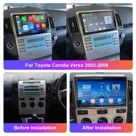 AERZETIX: Façade cadre réducteur DIN autoradio pour Toyota Avensis Verso  RAV4 Celica Corolla MR2