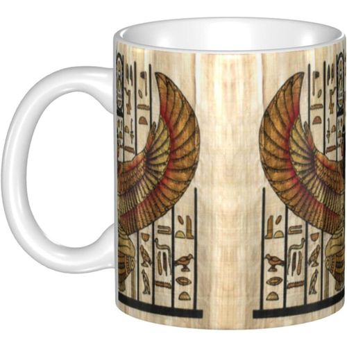 Tasses A Cafe Hipster-Ancien-Egyptien-Parchemin De 11 Oz Tasses En Ceramique Blanche Tasse A The Nouveaute Cadeau De Xmas De Vacances