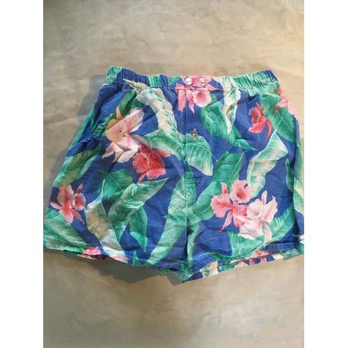 Petit Short D&#39ete Motif Hawai - Taille 10 Ans