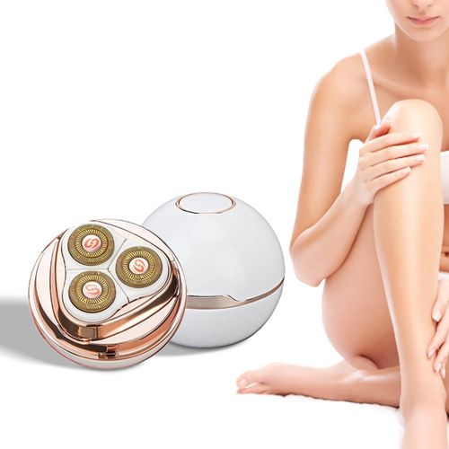 Anwxai-Rasoir Électrique Pour Femme Indolore Jambe Épilateur Pour Jambe Visage Lèvres Corps Bras Sans Fil Bikini Tondeuse Dame Humide Sec Instantané Étanche Et Usb Rechargeable Tête Pour Homme