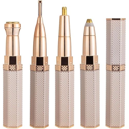 Anwxai-Tondeuse À Sourcils Électrique-Épilation Du Visage Pour Les Femmes,Épilateur De Nez,Rechargeable Par Usb,Tondeuse Bikini Indolore 4 En 1 Pour Sourcils,Lèvres,Visage,Corps