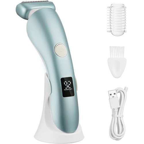 Anwxai-Rasoir Électrique Femme,Usb Rechargeable Sans Fil Portable Sans Douleur Rasoir Électrique Ipx7 Étanche,Wet&dry Tondeuse Bikini Femme Pour Visage,Bras,Jambes,Aisselles