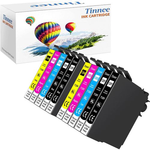 10X T1295 Multipack Cartouche D'Encre Compatible Pour Epson T1291 Epson T1292 Epson T1293 T1294 Pour Stylus Sx235W Sx420W Sx425W Sx435W Sx525Wd Sx535Wd Bx305Fw Bx320Fw Bx525Wd Wf-3[Marque1249]