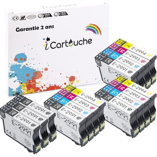 Cartouche D'Encre Compatible Pour Epson 29Xl Expression Home Xp-235 Xp-245 Xp-247 Xp-255 Xp-257 Xp-332 Xp-335 Xp-342 Xp-345 Xp-352 Xp-355 Xp-432 Xp-435 Xp-442 Xp-445 Xp-452 (6Bk 3C[Marque1822]