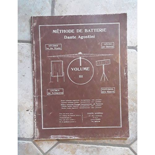 Méthode De Batterie Dante Agostini Vol 3