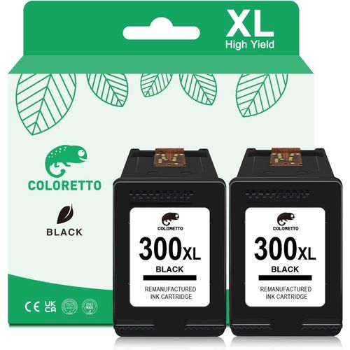 300 Xl Noir Cartouches D'Encre Remanufacturées Pour Hp 300Xl Pour Hp Photosmart D110A D110B C4600 C4635 C4640 C4680 C4740 C4780 Deskjet D2560 F2400 F2410 F2480 Envy 100 110 Imprima[Marque2124]