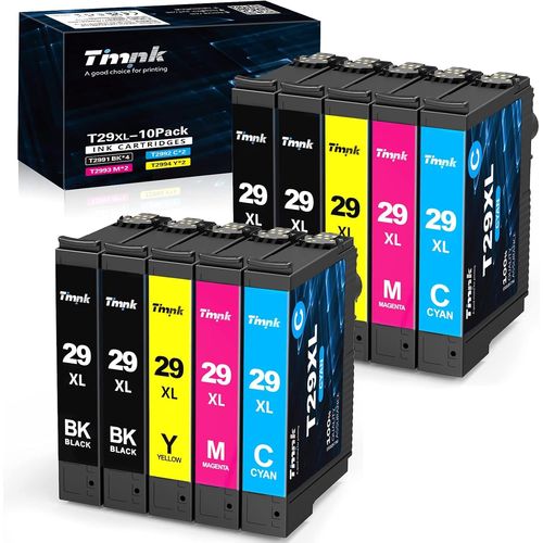 29Xl Cartouche D'Encre Compatible Pour Epson 29 Xl 29Xl Pour Epson Xp-335 Xp-235 Xp-342 Xp-345 Xp-435 Xp-245 Xp-332 Xp-247 Xp-432 Xp-255 Xp-455 Xp-452 (10 Pack)[Marque2671]