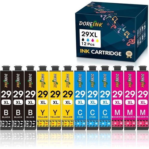 29Xl 29 Xl Cartouche D'Encre Pour Epson 29Xl Compatible Pour Epson Expression Home Xp-245 Xp-235 Xp-247 Xp-255 Xp-257 Xp-332 Xp-335 Xp-352 Xp-342 Xp-345 Xp-355 Xp-455(Pack De 12)[Marque1400]