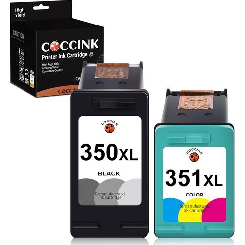 350Xl 351Xl Cartouches D'Encre Remplacement Pour Hp 350 Xl 351 Xl Deskjet D4260 D4360 D4280 Photosmart C5250 C4270 C4280 C4380 C4385 C5280 Officejet J5780 J5730 J6410 J5740 Imprima[Marque2022]