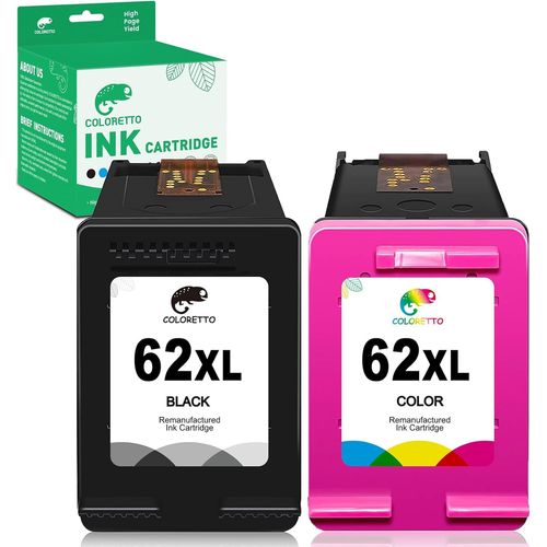62 Xl Cartouches D'Encre Pour Hp Cartouche 62Xl Pack Noir Et Couleurs Envy 5548 5540 5541 5542 5543 5544 5545 5546 5547 5640 5642 5644 5646 7640 7645 Officejet 200 5740 5742 5744 I[Marque3029]