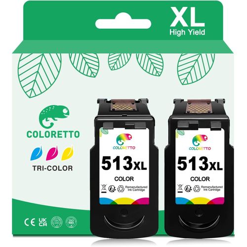 Cl-513 513Xl Cartouches D'Encre Remanufacturées Pour Canon Cartouche 513 Xl Couleur Pixma Mp495 Mp490 Ip2700 Mp230 Mp240 Mp250 Mp252 Mp270 Mp280 Mp492 Mp499 Mx360 Mx410 Mx420 Impri[Marque3076]