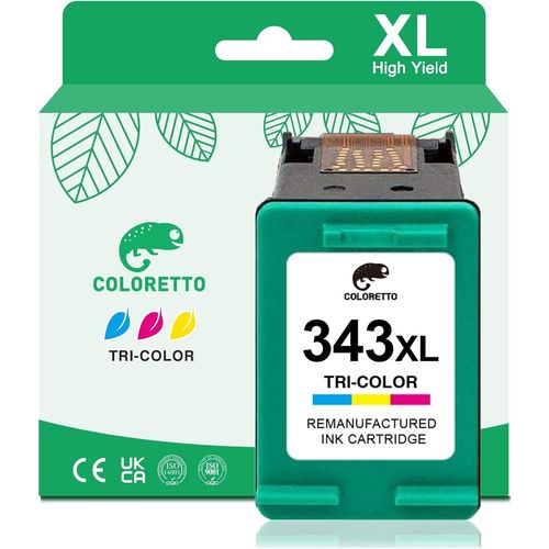 343Xl Cartouches D'Encre Remanufacturées Pour Hp Cartouche 338 343 Xl Photosmart B8330 B8350 2610 2710 Deskjet 460 5740 6520 Officejet H470 6210 6213 7210 Psc 1600 1610 Imprimante[Marque2552]