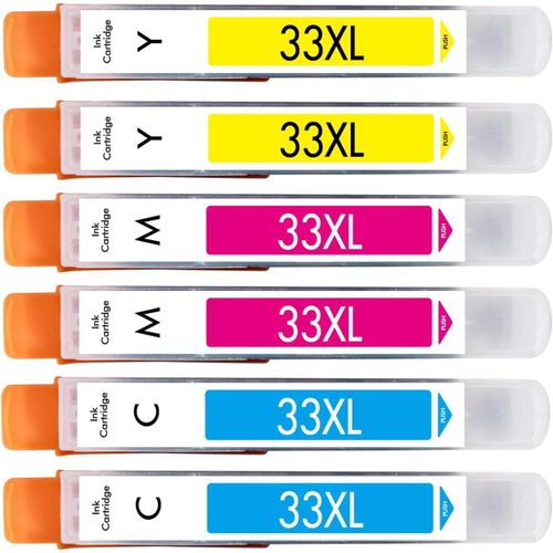 33Xl Cartouche D'Encre Compatible Avec Epson 33 Xl Cartouche Couleur, Pour Expression Premium Xp-900 Xp-830 Xp-7100 Xp-645 Xp-640 Xp-635 Xp-630 Xp-540 Xp-530[Marque567]