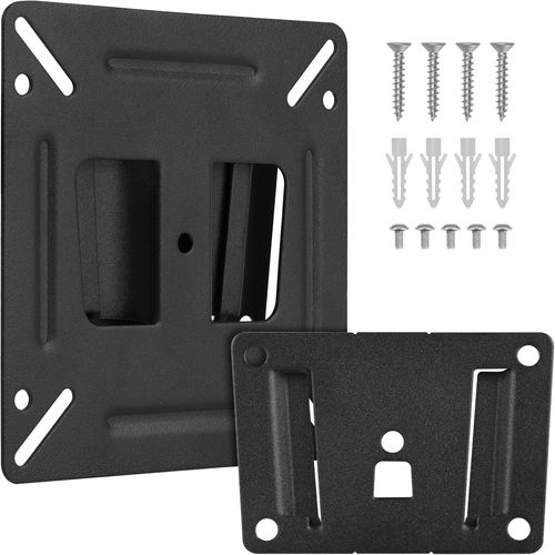 anwxai-Support Télé Mural Universel Pour Écrans & Moniteurs-Capacité De 15 Kg-Pour Écrans 14 À 24 Pouces-Support Tv Rv/Camper À Profil Bas Pour Écrans Led,Lcd,Moniteurs Plats Ou Courbés