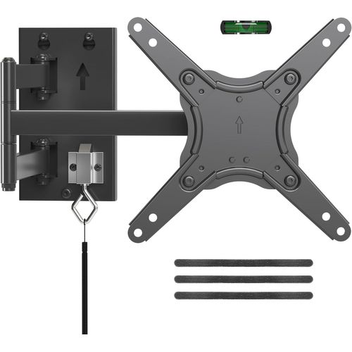 anwxai-Support Tv Pour Camping-Car De 13 À 43 Pouces,Support Mural Verrouillable À Mouvement Complet Vesa 200×200Mm,Supporte 20 Kg Adapté Van Aménagé/Remorque/Bateau/Camion,Ma1342