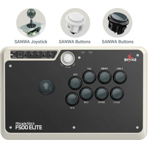 Anwxai-Arcade Stick F500 Elite Pour Ps4 / Ps3 / Xbox One S / Xbox 360 / Xbox Onex/ Pc / Android / Commutateur / Neogeo Mini