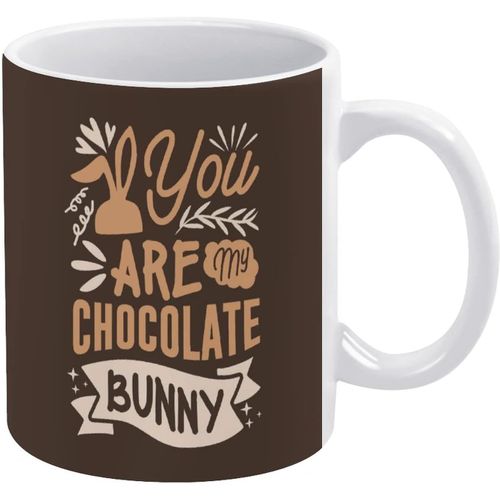 Tasse A Cafe You Are My Chocolate Bunny Tasse En Ceramique Avec Citation De Paques Tasses A Cafe Blanches 11oz Pour Le Bureau Et La Maison