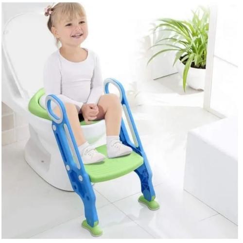 Siège de Toilettes Echellepour Bébé Réglable et Pliable avec Siège