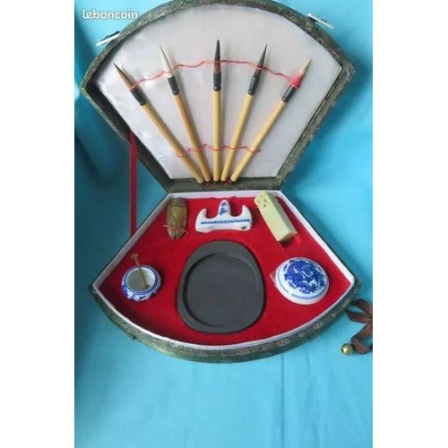 Coffret De Calligraphie + Matériel De Dessin D'art Asiatique
