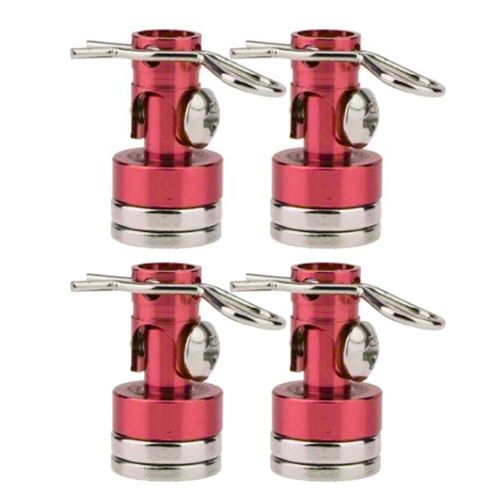 Rouge - Aimant Invisible Pour Carrosserie De Voiture Rc, Support Avec Clip Pour 1/10 Axial Scx10 Traxxas Trtage D90 D110 Hsp Drift Sakura Redcat, 4 Pièces