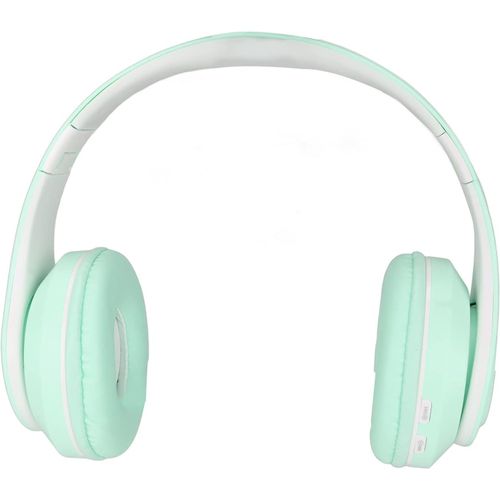 Casque Bluetooth, Casque De Jeu Sans Fil À Réduction De Bruit Pliable Sur L'oreille Casque Bluetooth Avec Lumières Rvb Pour Enfants Adultes Filles Garçons(Vert)[San673146]