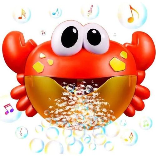 Multicolore - Jouets De Bain Pour Bébé,Machine À Bulles De Crabe Avec Musique, Jouets De Bain Pour Tout-Petits,Garçons, Filles, Souffleur À