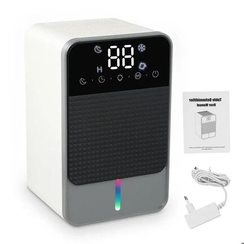 Deshumidificateur D\' Air, 1500Ml Electrique Déshumidificateurs Silencieux Maison Pour Chambre/Salle De Bain/Cave Avec Led 7