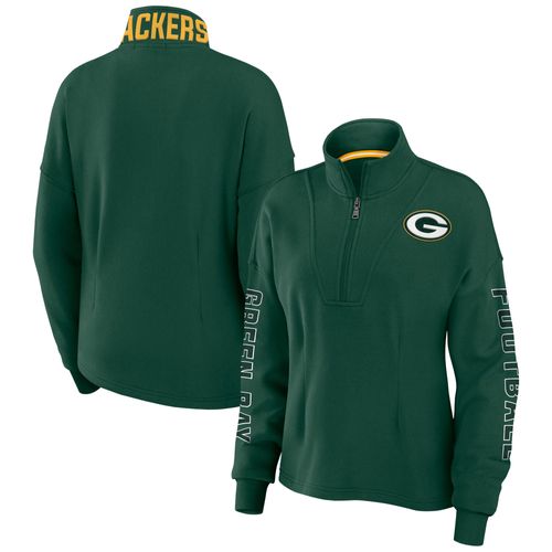 Green Bay Packers Wear By Erin Andrews Pull Demi-Zip - Femme