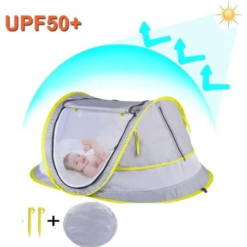 Bebe Tente,Lit Bebe Pliant Lit De Voyage Moustiquaire De Lit D\'enfant, Anti-Uv Lit De Voyage Piscine Pour Bébé 0-3 Ans