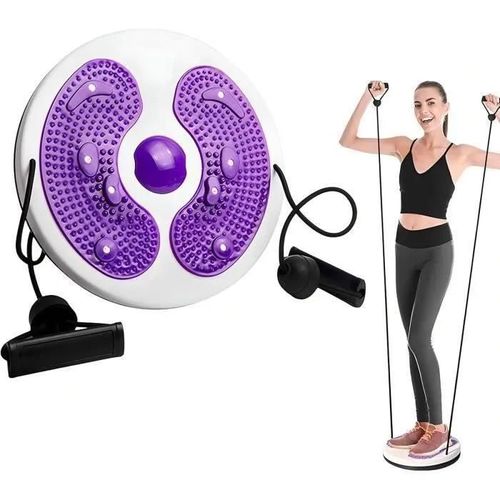 Disque De Torsion Fitness Twist Disque De Taille Avec Corde De Traction Multifonctionnel Balance Board Pédale Entraîneur Abdominal