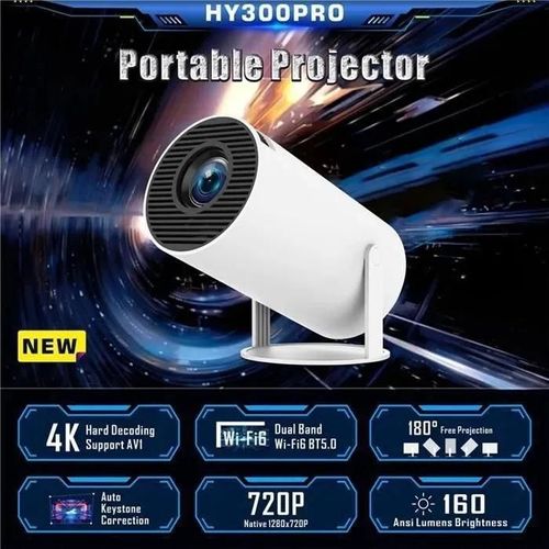 Vidéoprojecteur De Android 11.0 2.4G / 5G Wifi 6 Bluetooth 5.0 1280*720P Projecteur Cinéma Maison