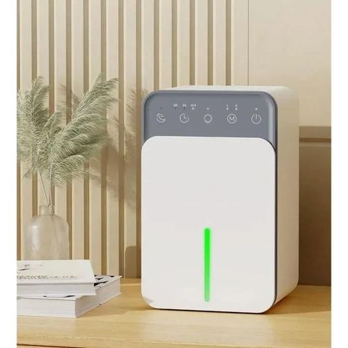 Deshumidificateur D Air Déshumidificateur Electrique Avec Lcd Écran 12H Timer 2 Modes Arrêt Automatique