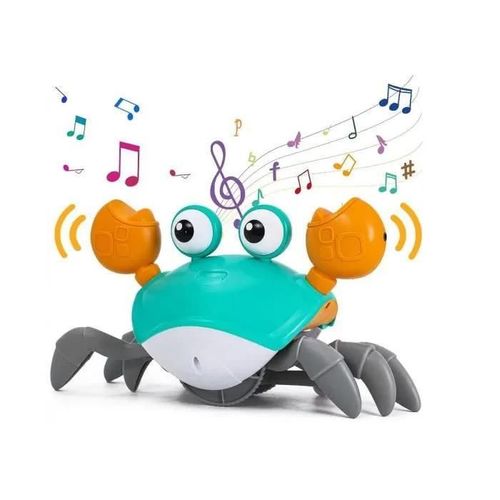 Bleu - Jouet Crabe - Non Spécifié - Crabe Qui Marche - Lumières Led - Musique - Sécurité Enfant