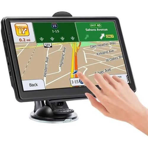 Gps Voiture, 7 Pouces Navigation Pour Auto, Camion, Poids Lourd, Navigateur Avec Hd ÉCran Tactile Multi-Languages Gui[1]