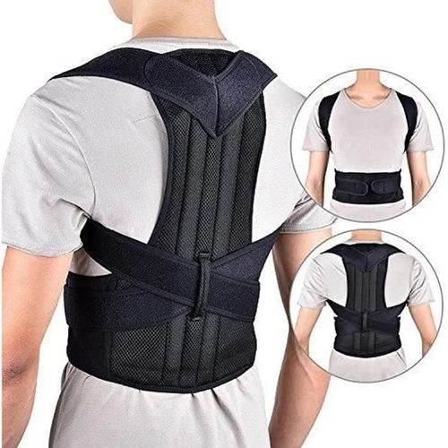 Noir - Correcteur De Posture - Letouch - Ceinture Maintien De Dos Réglable - Noir - Mixte - Adulte 