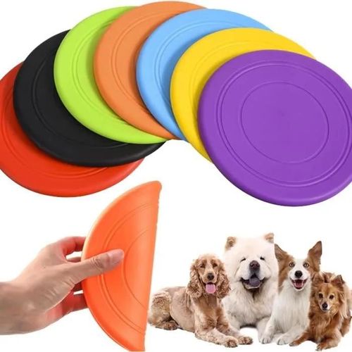 7 Pièces Frisbees Pour Chien,Frisbee Pour Animaux Pour Jeux Sport Exercice Activité Et Jeu En Plein,Pour Petits Et Moyens Chiens