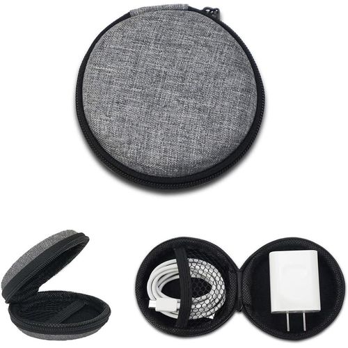 1 Pièce Housse Casque Audio Etui Universel Pour Écouteurs In Ear,Pochette De Protection Rigide Earplug,Ipod Shuffle Stick Usb Câble, Transport Case Multifonction[SAN672053]